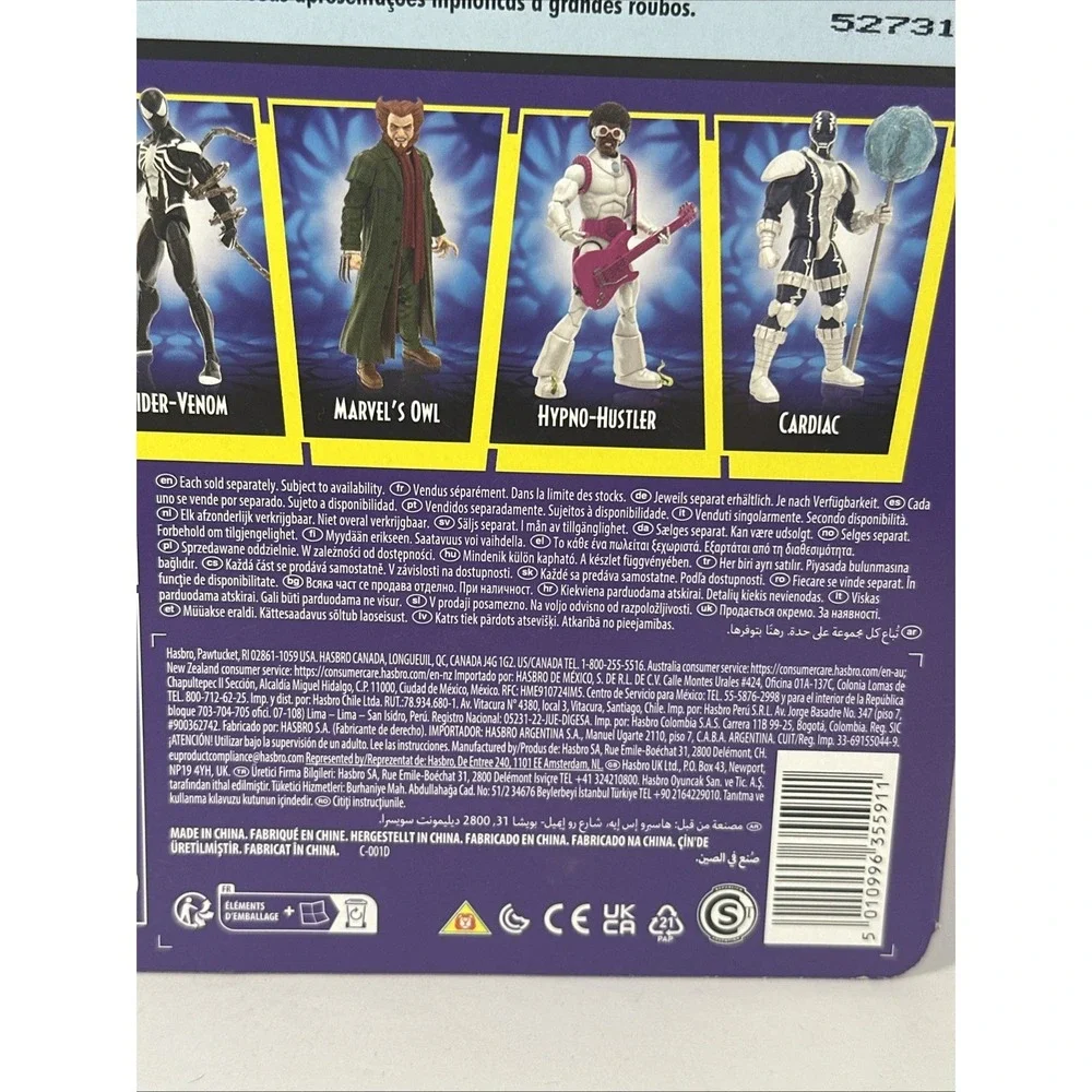 Spider-Man Marvel Legends Retro Cardback Hypno-Hustler Action Figure New